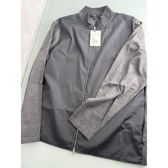 Theory Bellvil Mens Small S Lightweight Jacket Full Zip Mock Neck New! MSRP $345 - Picture 7 of 11